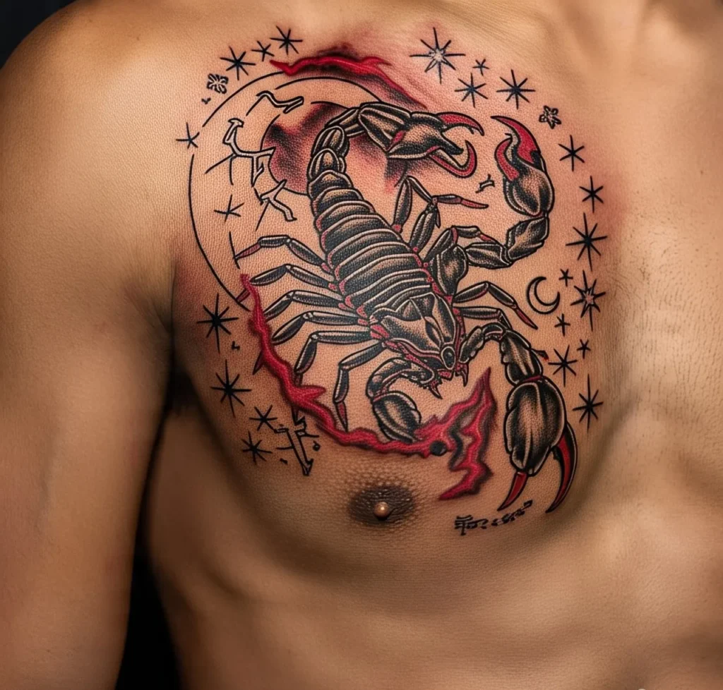 Big Scorpio Tattoo.