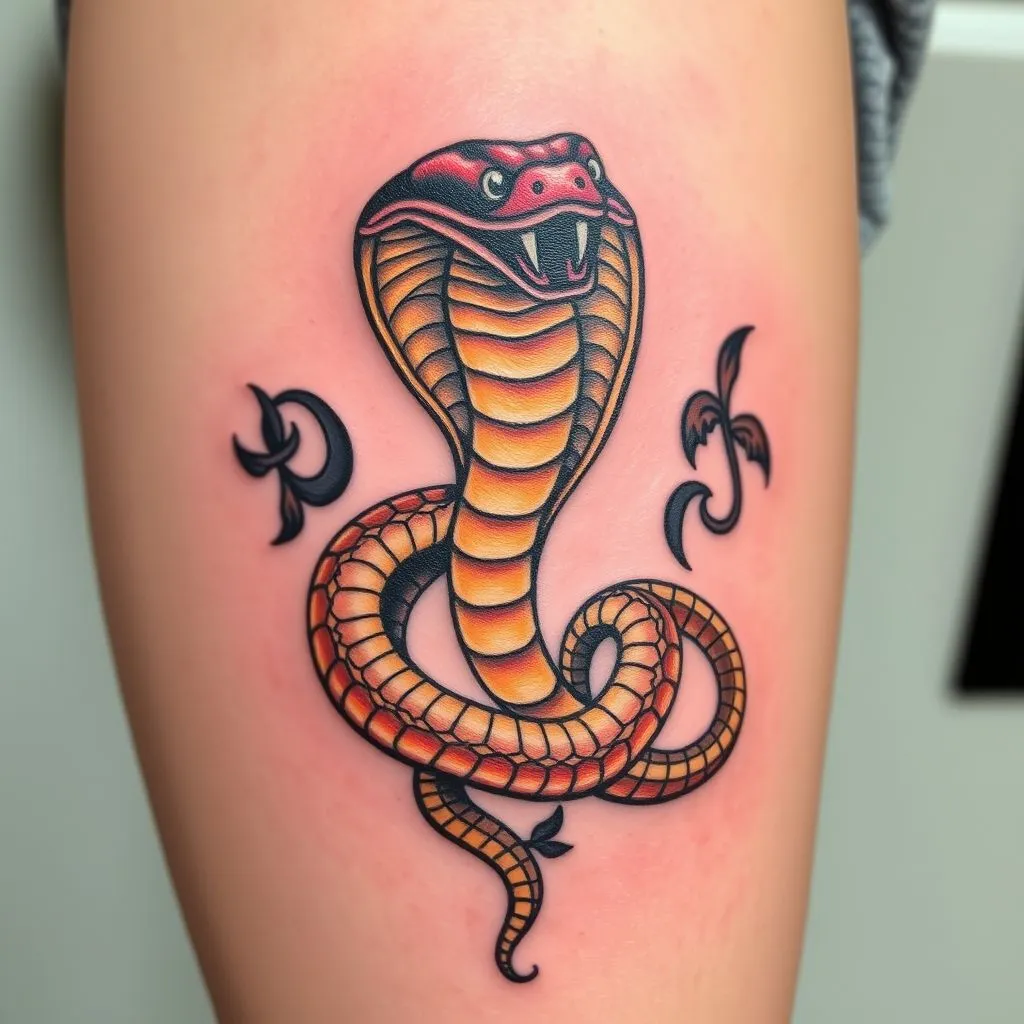  color cobra tattoo