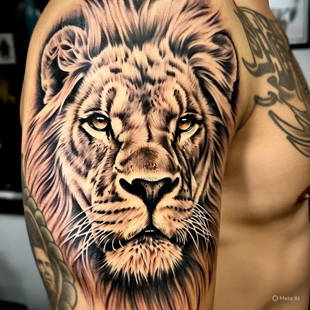 Leo Lion Tattoo