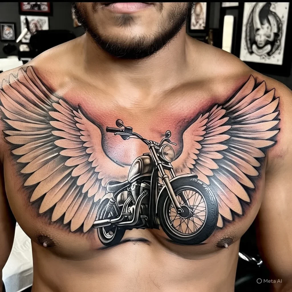 Motorcycle Memorial Tattoo