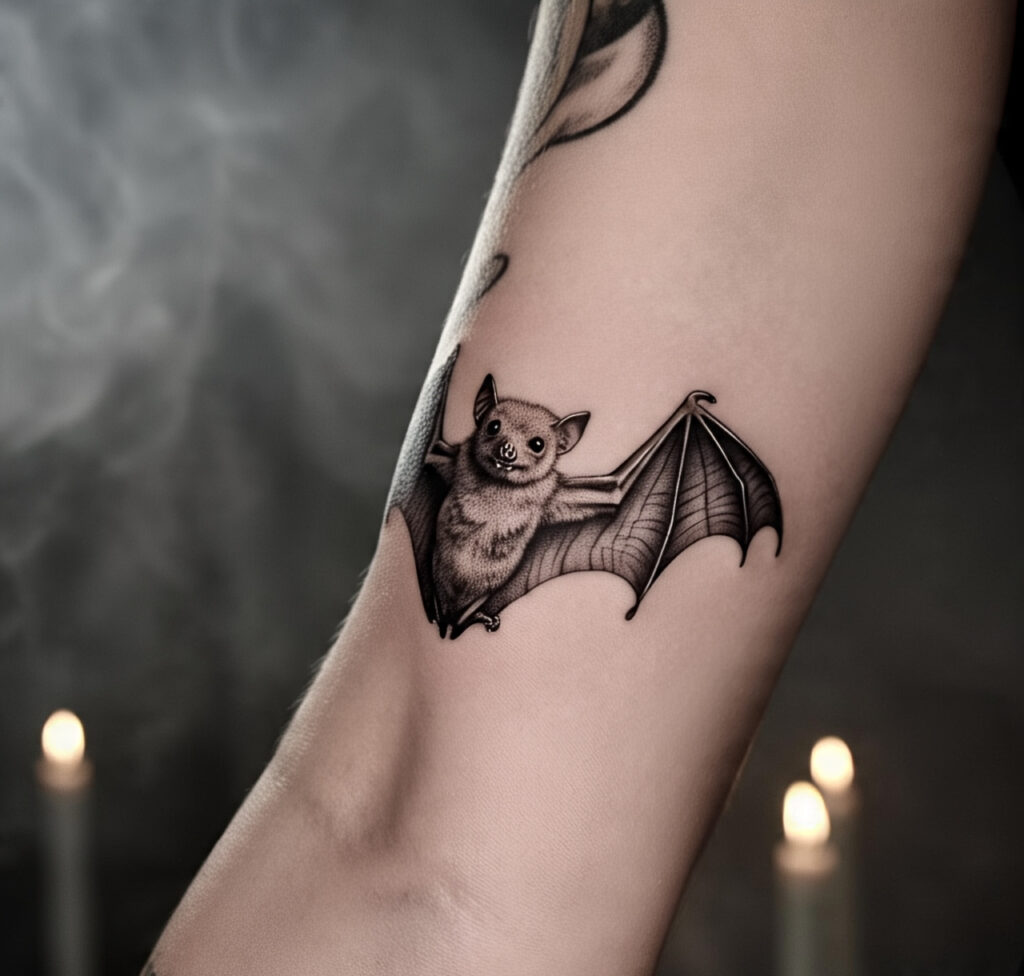 Small Bat Tattoo, Bat Tattoo