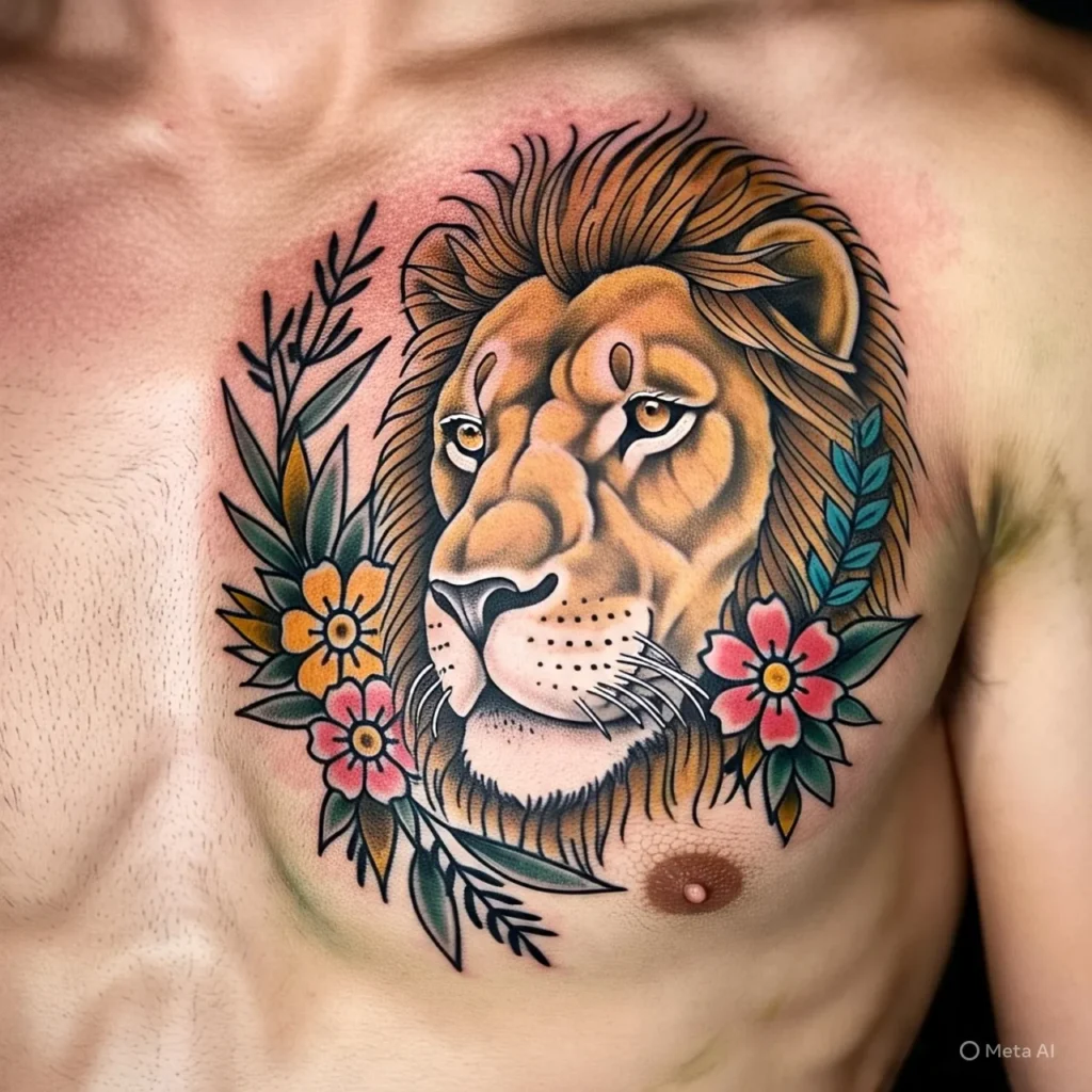 Traditional Lion Tattoo, Lion Tattoo Ideas