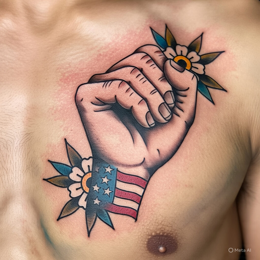 Traditional Pinky Promise Tattoo