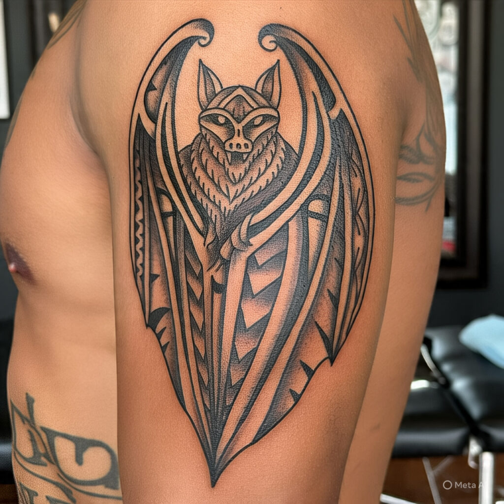 Tribal Bat Tattoo, Bat Tattoo