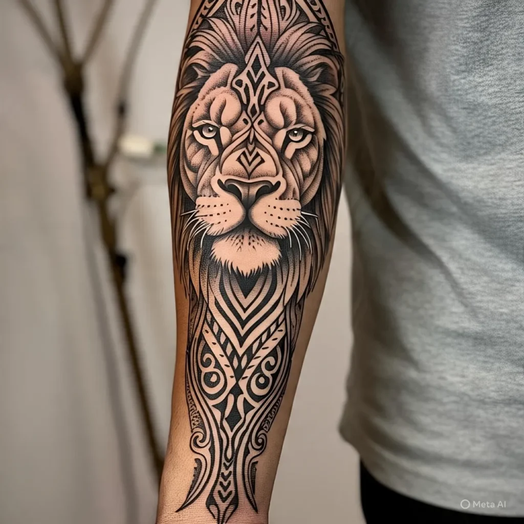 Tribal Lion Tattoo, Lion Tattoo Ideas