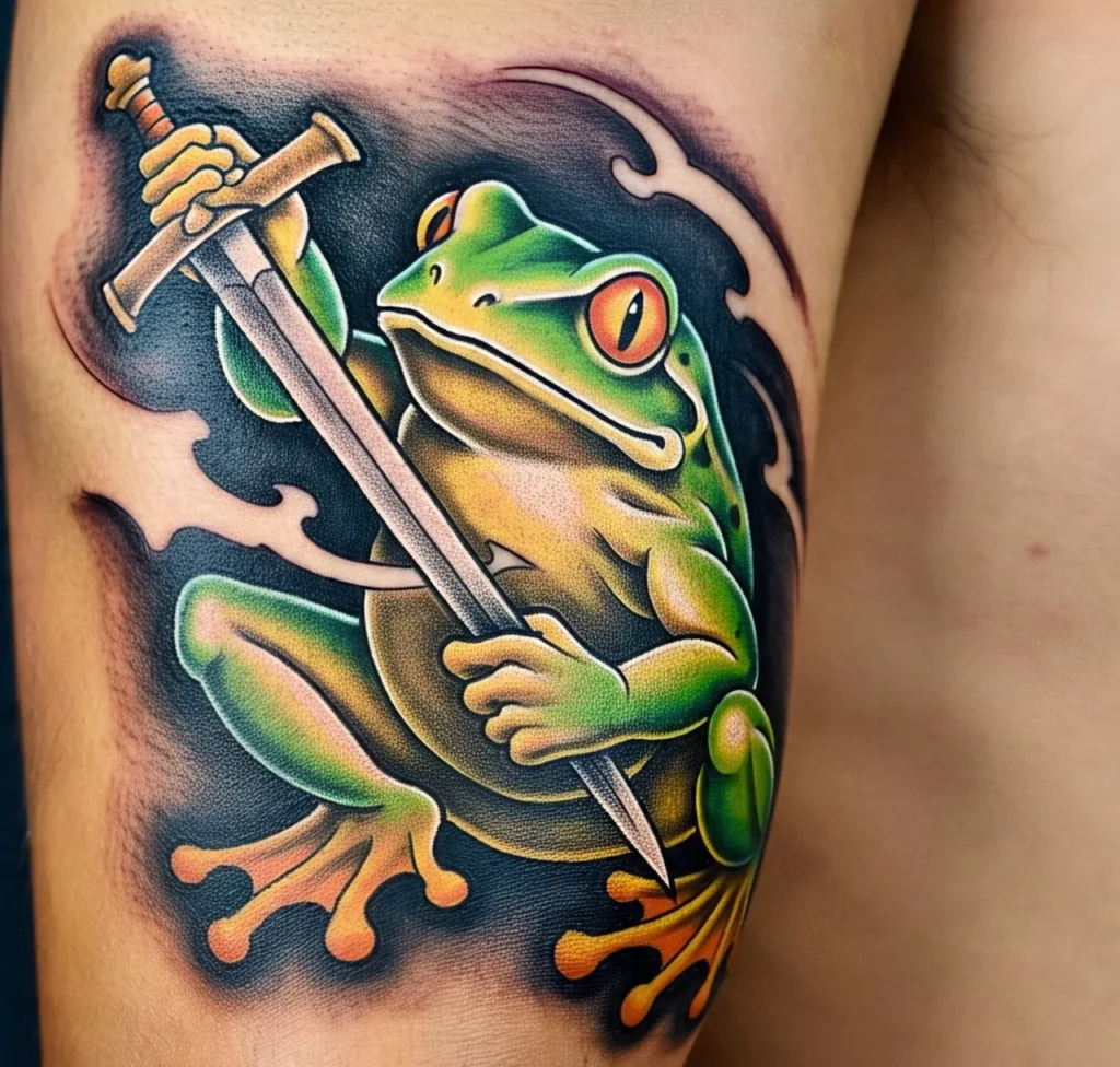Coqui Frog Tattoo