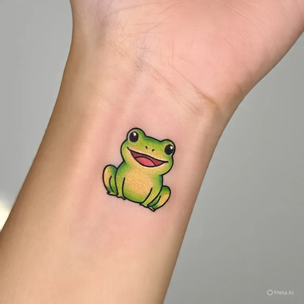 Frog tattoo for women, Frog Tattoo