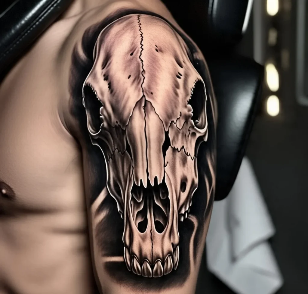 Horse Skull Tattoo