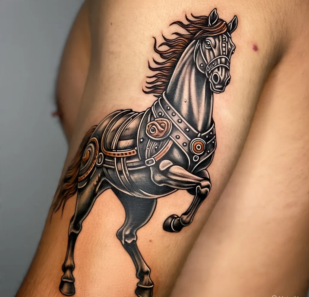 Iron Horse Tattoo, Horse Tattoo