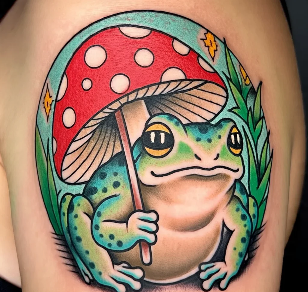 Japanese Frog Tattoo, Frog Tattoo