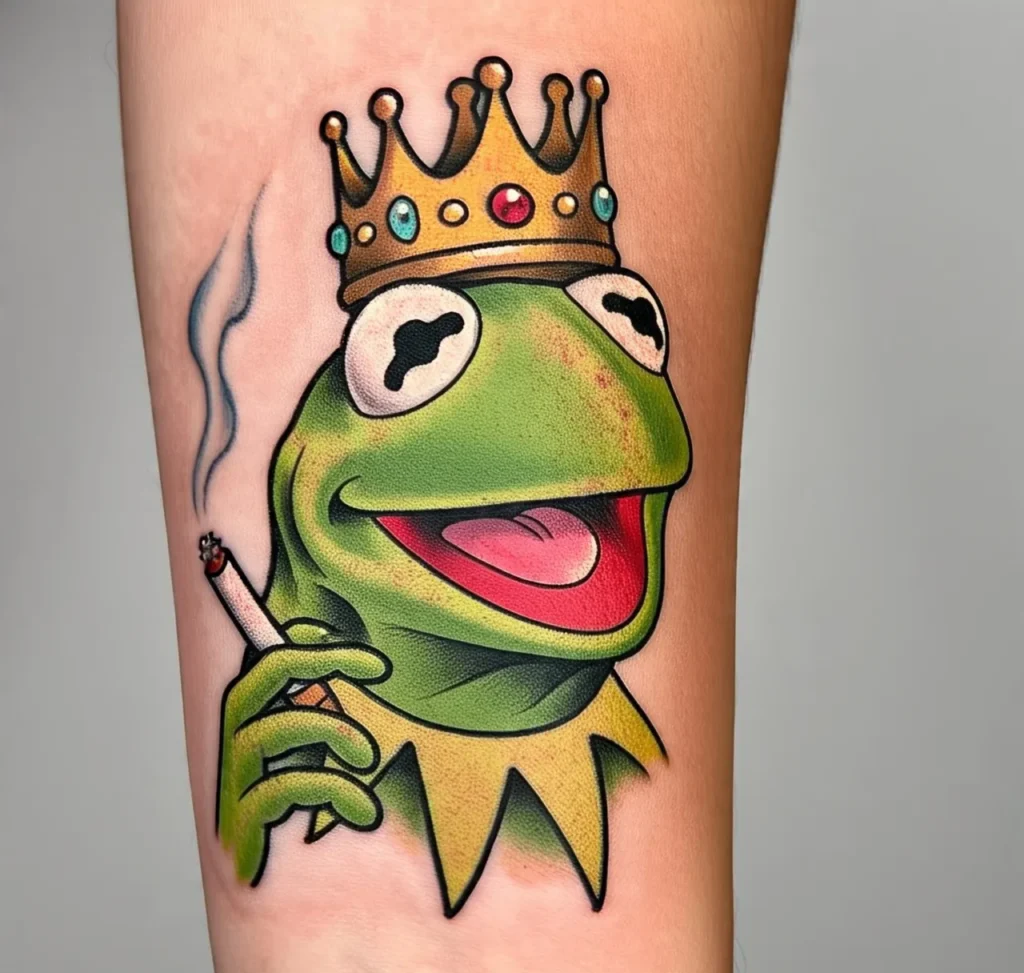 Kermit the Frog Tattoo, Frog Tattoo