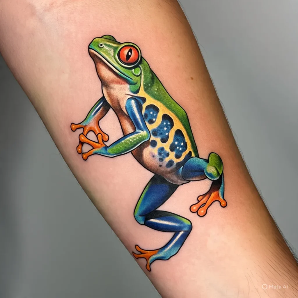 Poison Dart Frog Tattoo