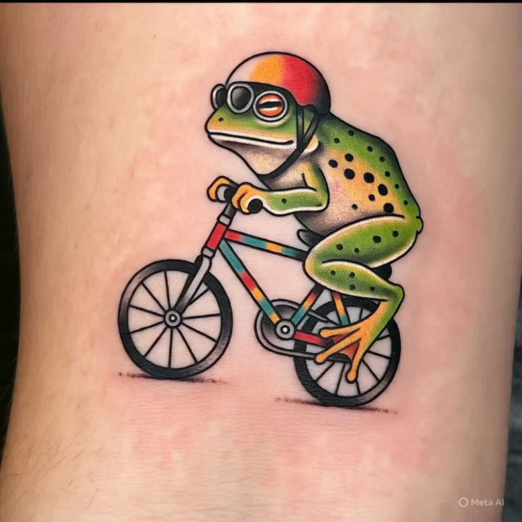 Small Frog Tattoo, Frog Tattoo