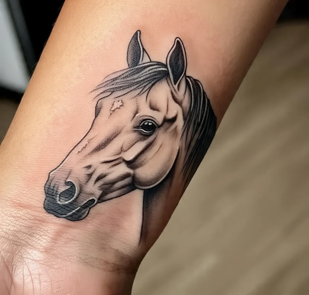 Small Horse Tattoo, Horse Tattoo