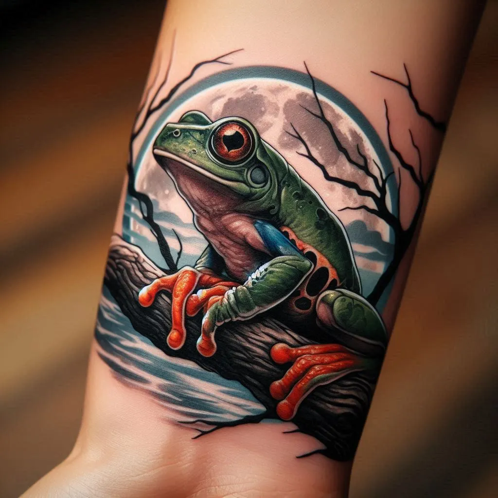 Tree Frog Tattoo, Frog Tattoo
