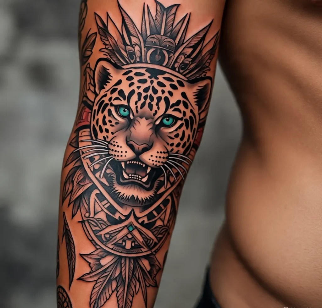 Aztec Jaguar Tattoo, Jaguar Tattoo