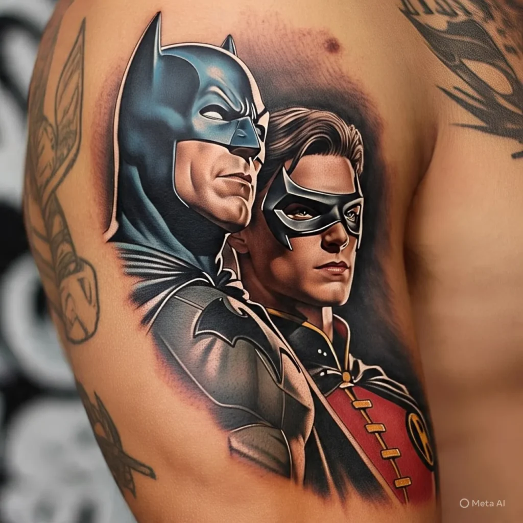 Batman And Robin Tattoo