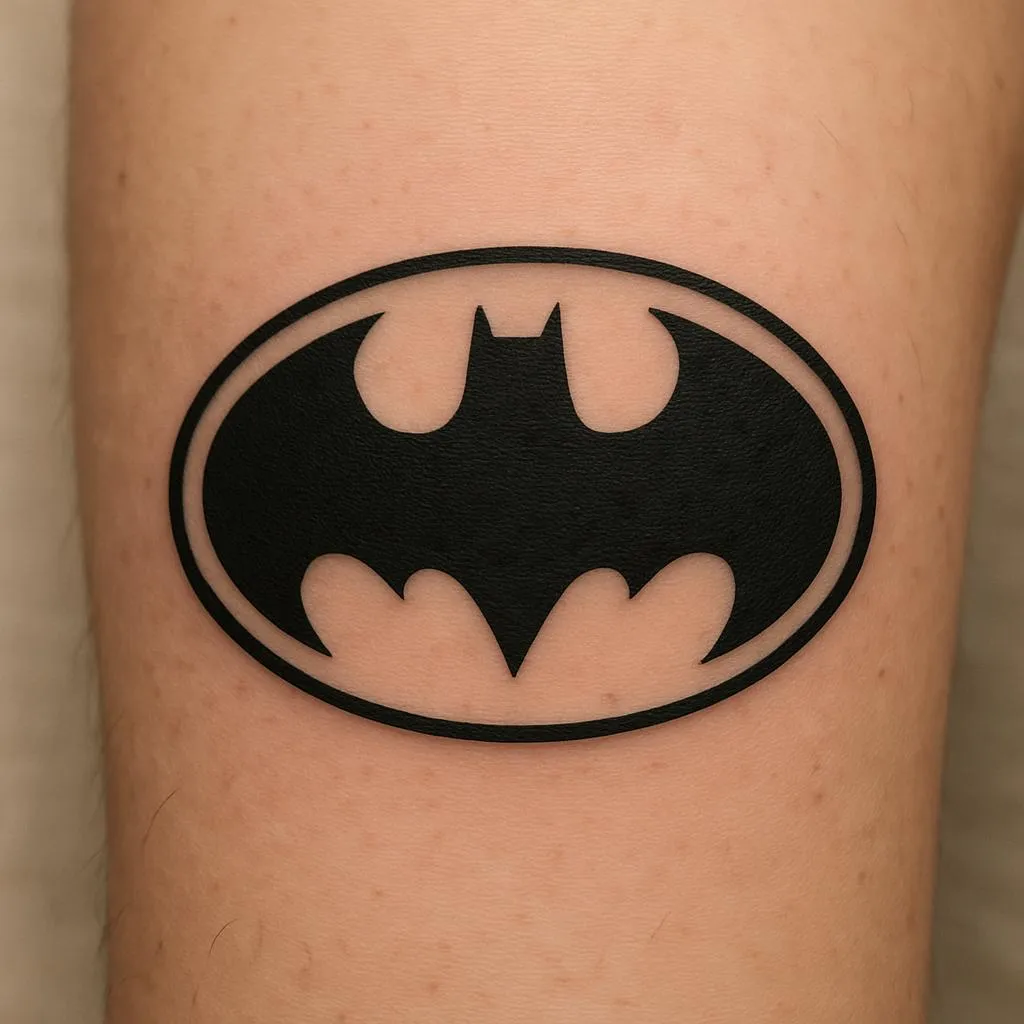 Batman Logo tattoo, Batman Tattoo