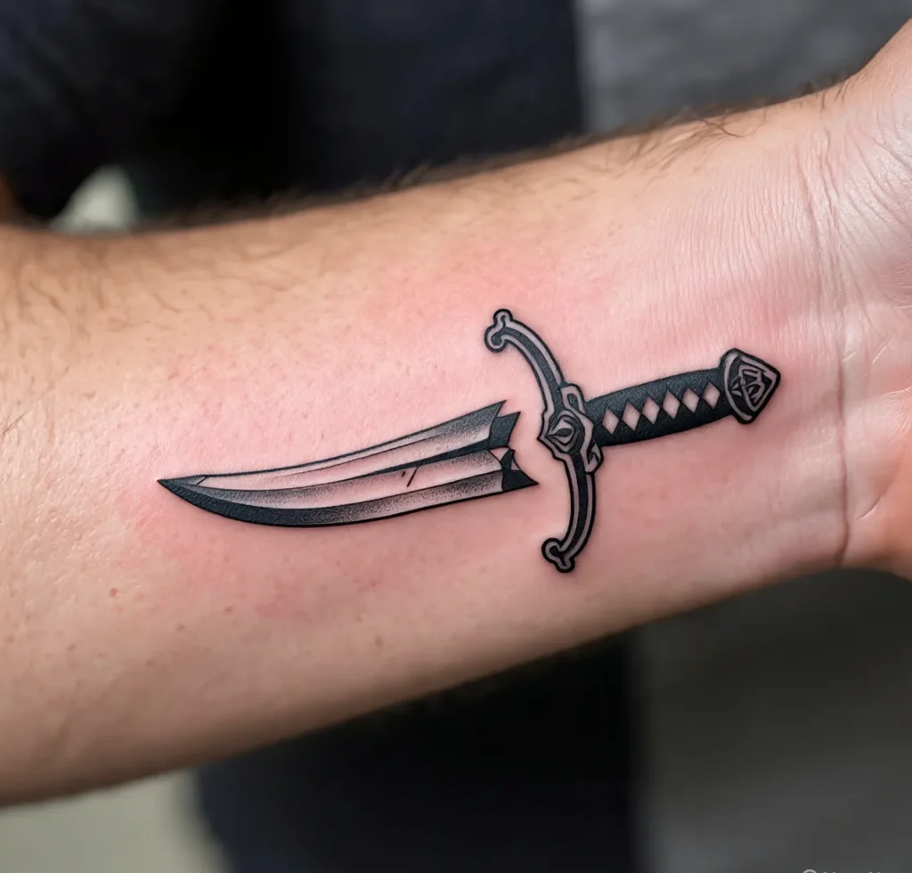 Broken Sword Tattoo, Sword Tattoo