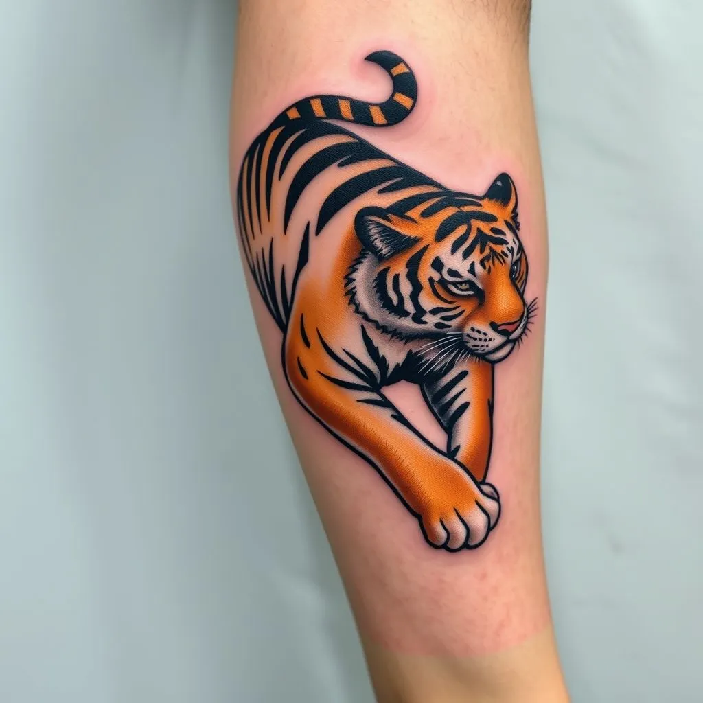 Crawling Tiger Tattoo
