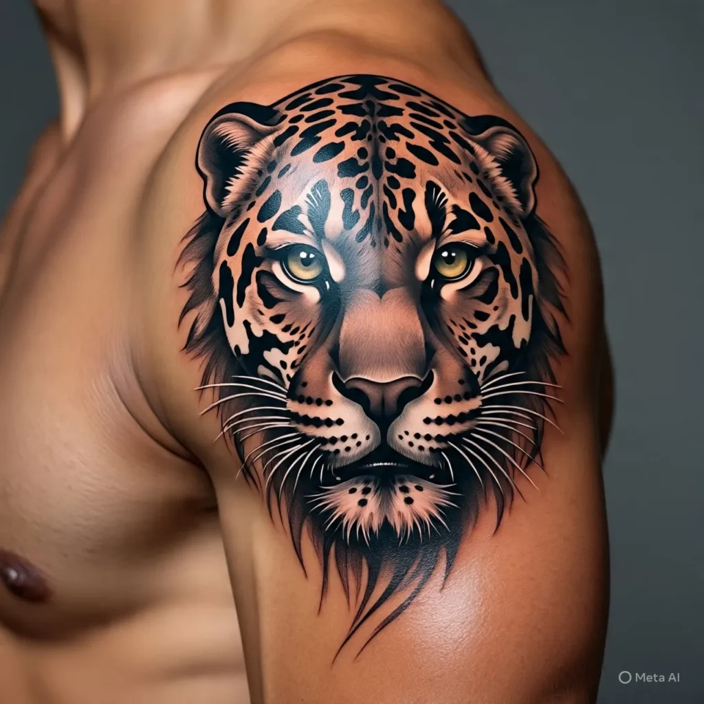 Jaguar Head Tattoo, Jaguar Tattoo