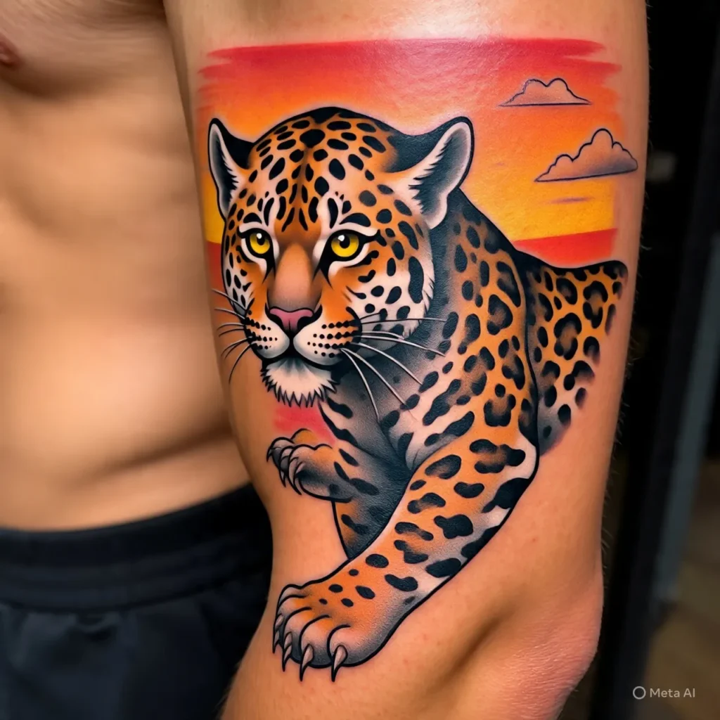 Mexican Jaguar Tattoo, Jaguar Tattoo