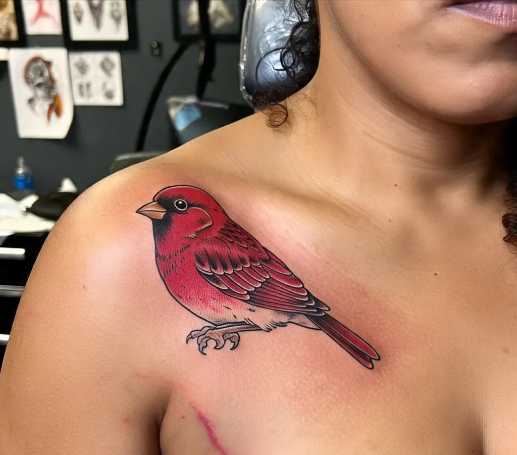 Red Sparrow Tattoo