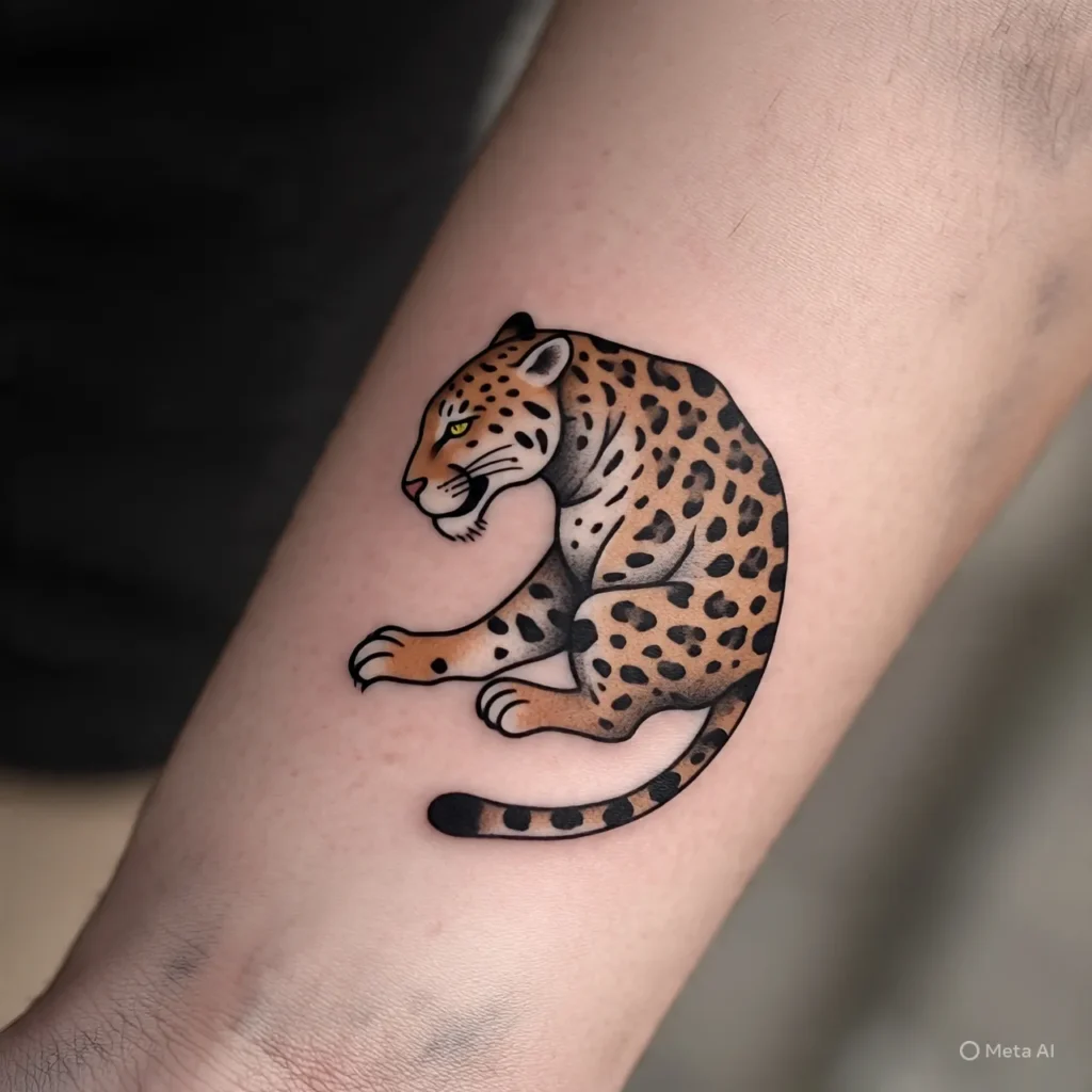 Simple Jaguar Tattoo, Jaguar Tattoo