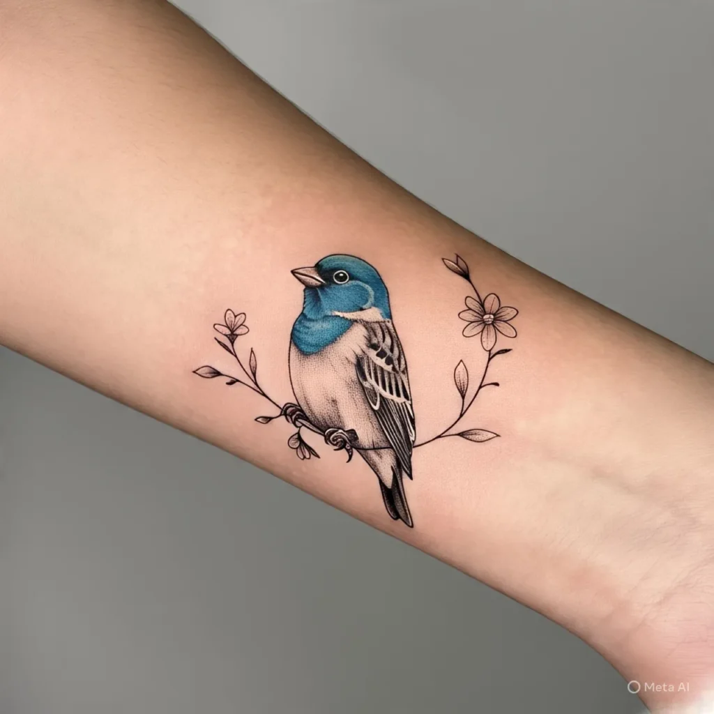 Sparrow Wrist Tattoo