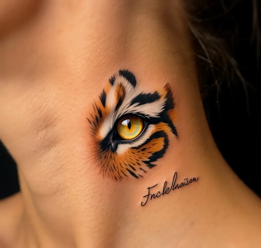 Tiger Eyes Tattoo.