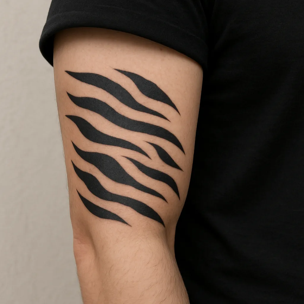 Tiger Stripe Tattoo