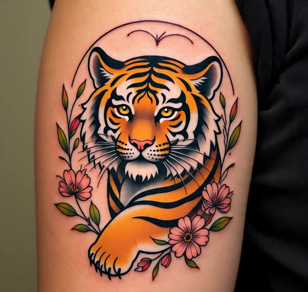 traditional tiger tattoo, Tiger Tattoo