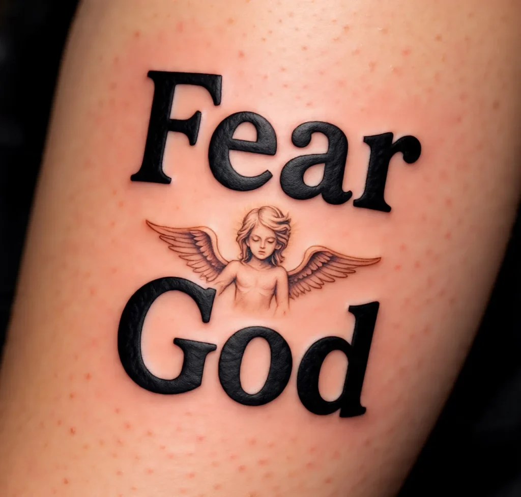 Fear God Tattoos for Guys