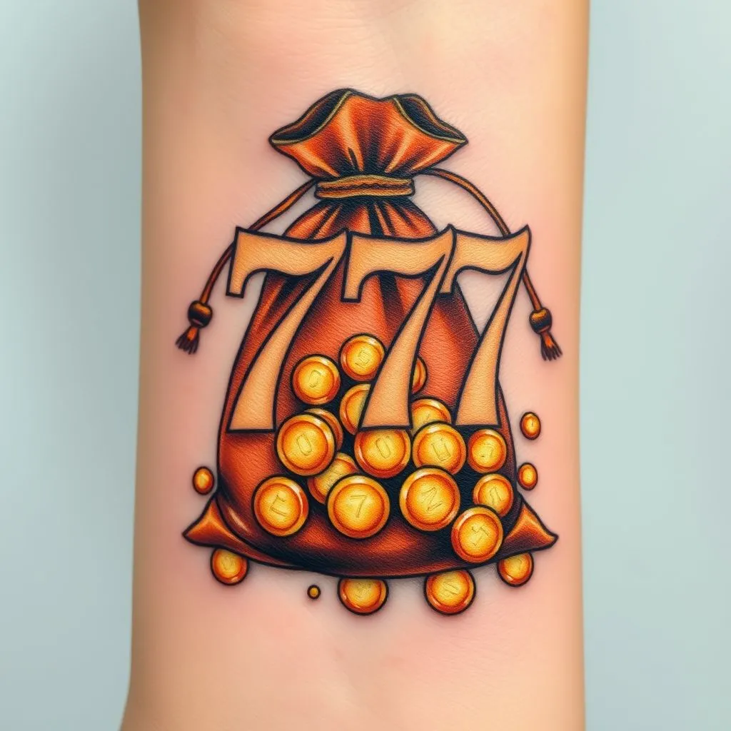 Lucky 777 Tattoo