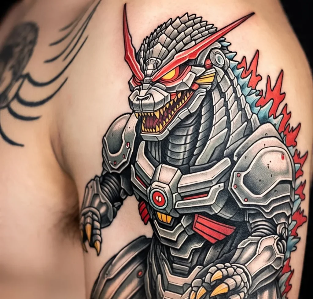Mecha Godzilla Tattoo, Godzilla Tattoo