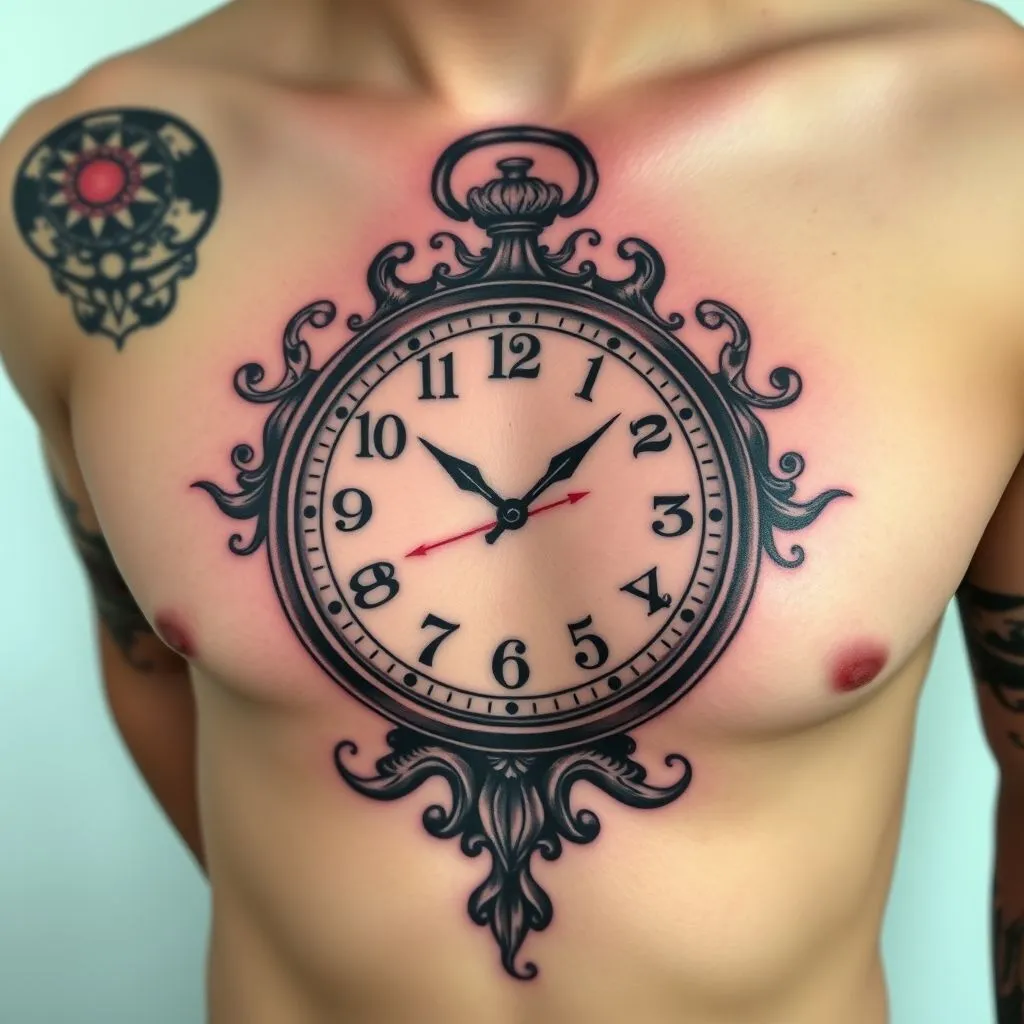 Time Clock Tattoo, Clock Tattoo