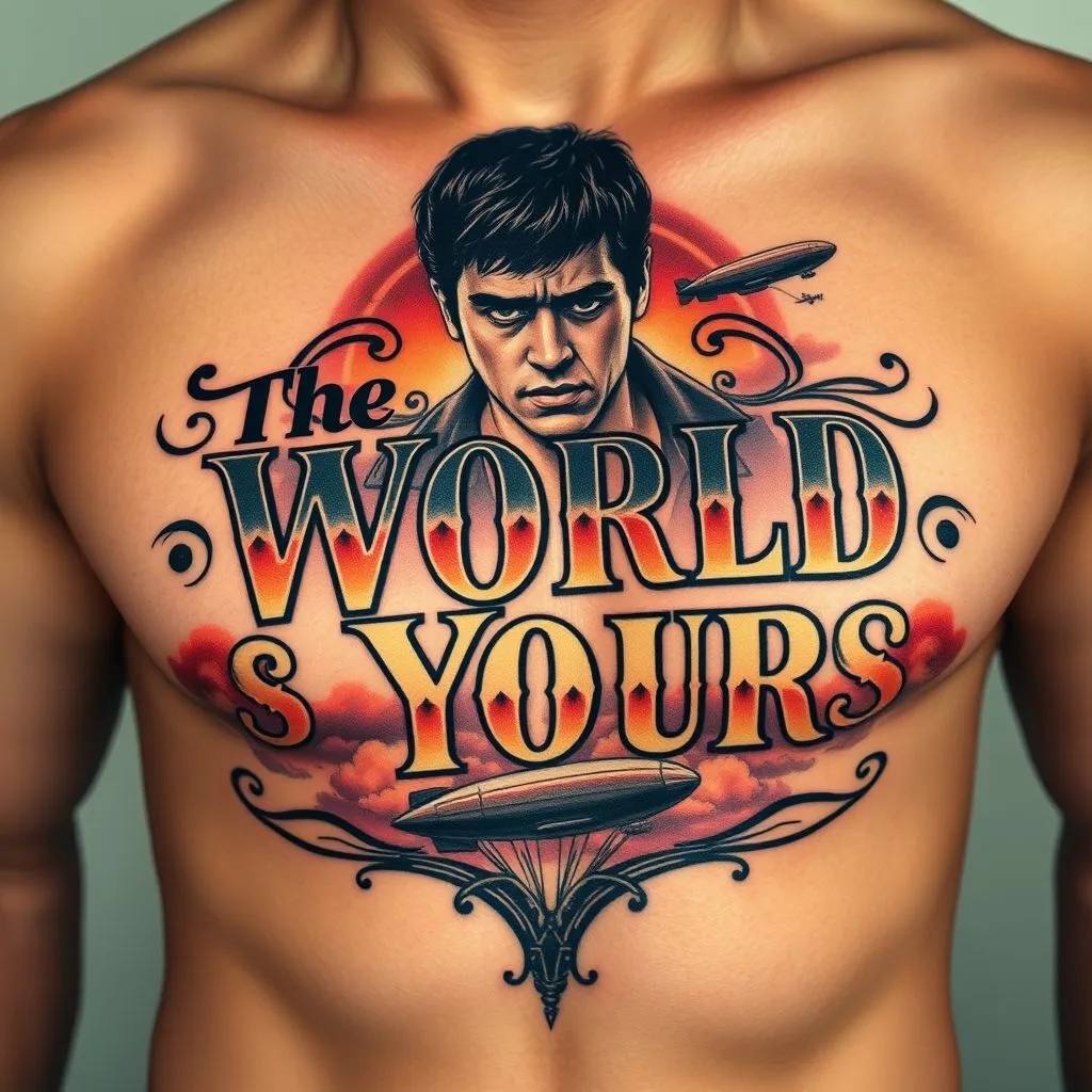 the world is yours scarface tattoo
