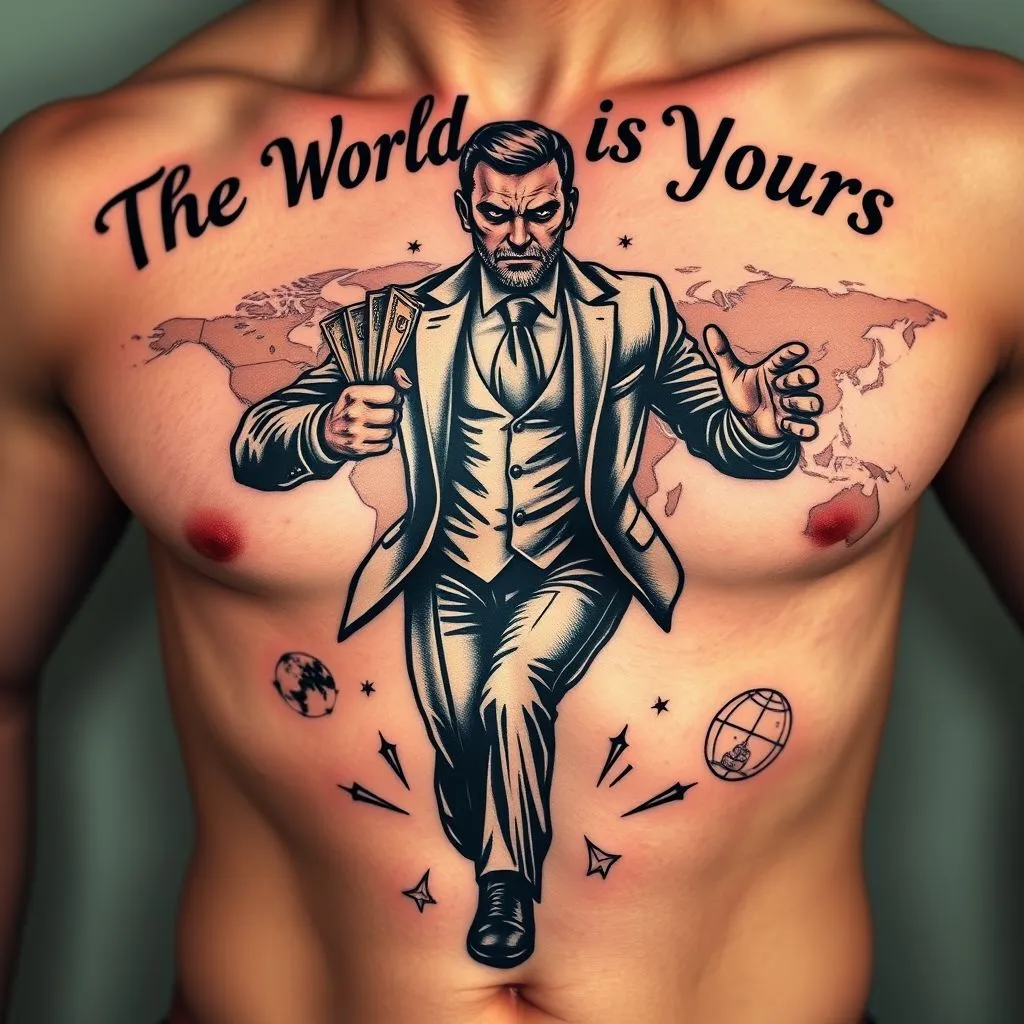 the world is yours tattoo (2)